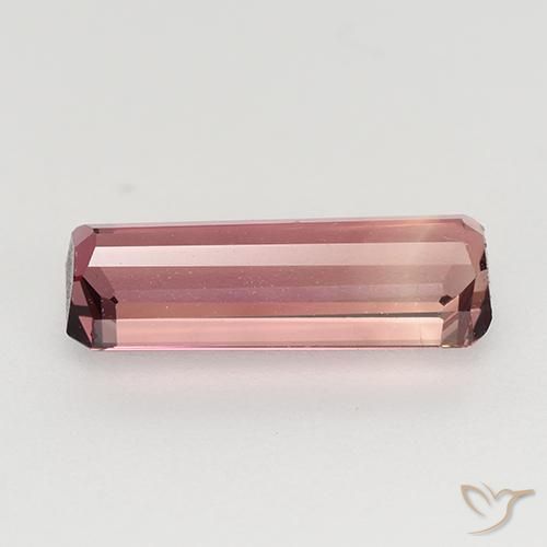 Turmalina Rosa oscuro natural de 1.65 ct, Corte Octágono / Esmeralda, VVS