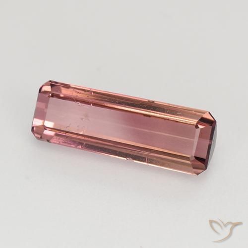 Turmalina Rosado naranja natural de 1.62 ct, Corte Octágono / Esmeralda, VS-SI