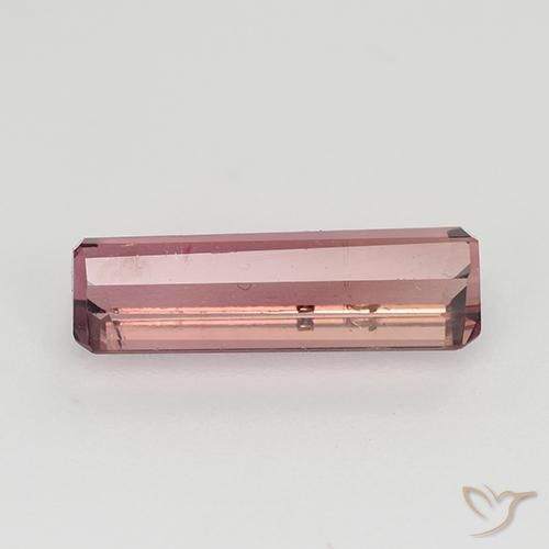 Turmalina Rosado naranja natural de 1.62 ct, Corte Octágono / Esmeralda, VS-SI