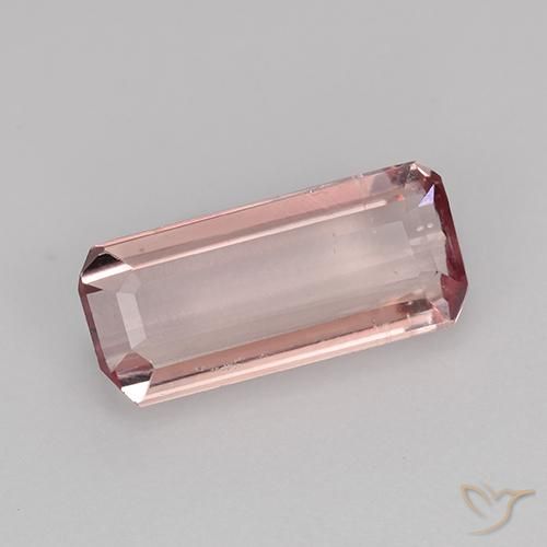 1.77ct Natural Rojo manzana claro Turmalina, corte esmeralda, VVS-VS