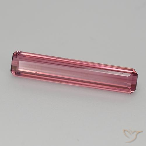 Turmalina Rosado rojizo natural de 1.53 ct, Corte Octágono / Esmeralda, VVS-VS