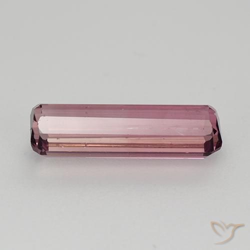Turmalina Rosado rojizo natural de 1.70 ct, Corte Octágono / Esmeralda, VS