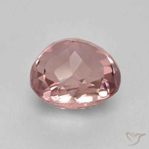Turmalina Rosado intenso natural de 2.66 ct, Ovalada, VVS-VS