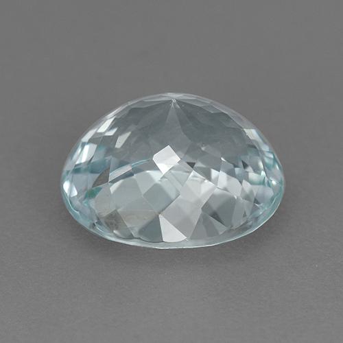 Turmalina Azul verdoso claro natural de 2.76 ct, Corte Óvalo, VVS