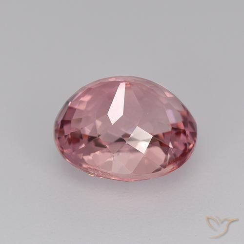 Turmalina Bubblegum rosado claro natural de 2.18 ct, Ovalada, VVS-VS