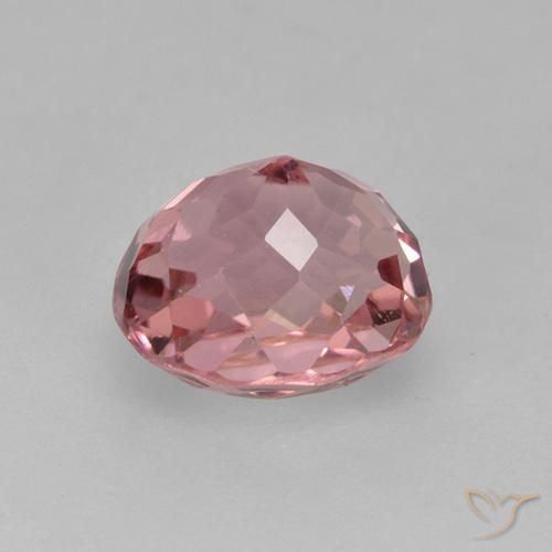 Turmalina Bubblegum rosado claro natural de 1.35 ct, Ovalada, VS