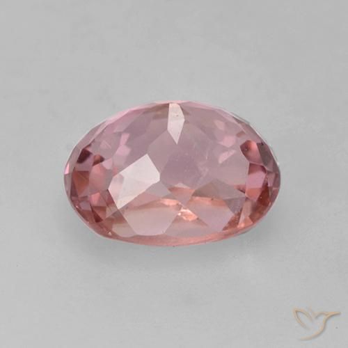 Turmalina Rosado Bubblegum natural de 1.37 ct, Ovalada, VS