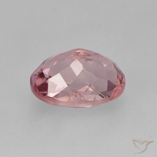 Turmalina Rosado intenso natural de 1.41 ct, Ovalada, VS
