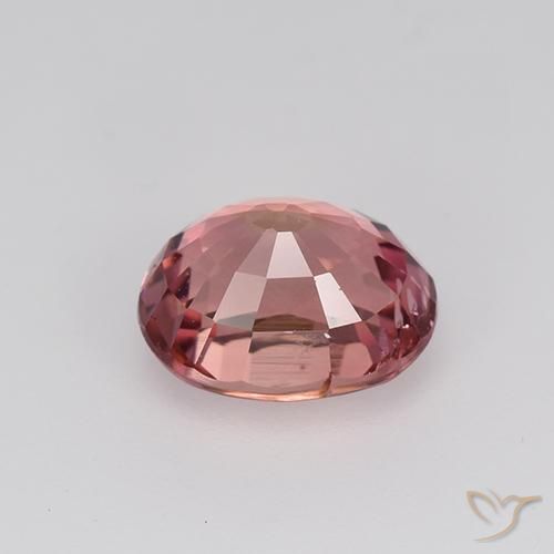 Turmalina Rosado palo de rosa natural de 1.48 ct, Ovalada, VVS-VS