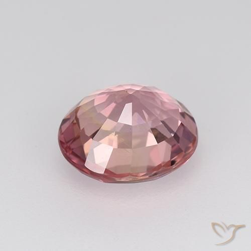 Turmalina Rosado intenso natural de 1.68 ct, Ovalada, VVS-VS