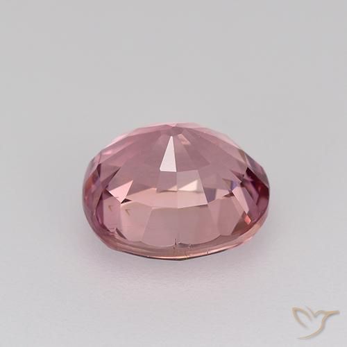 Turmalina Rosado intenso natural de 1.62 ct, Ovalada, VVS-VS
