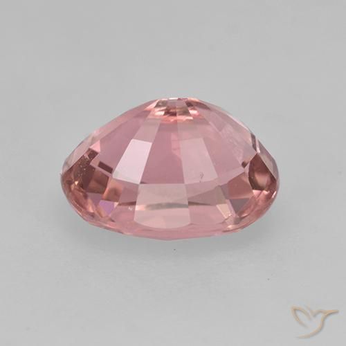 Turmalina Rosado claro natural de 1.63 ct, Ovalada, VVS-VS