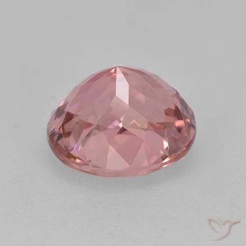 Turmalina Rosado claro natural de 1.53 ct, Ovalada, VVS