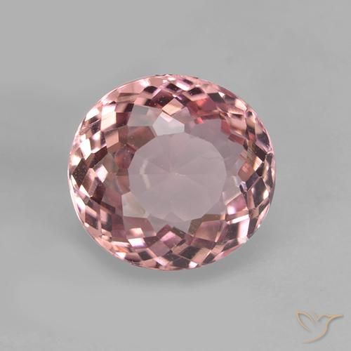 Turmalina Rosado claro natural de 1.61 ct, Ovalada, VVS-VS