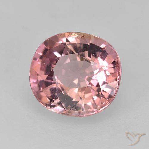 Turmalina Rosa oscuro natural de 1.57 ct, Ovalada, VVS-VS