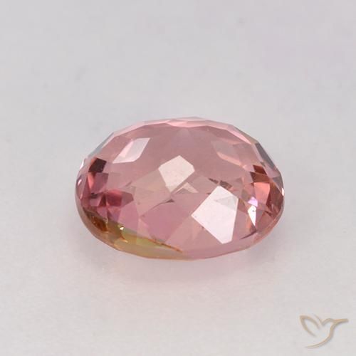 Turmalina Rosado claro natural de 1.61 ct, Ovalada, VVS-VS
