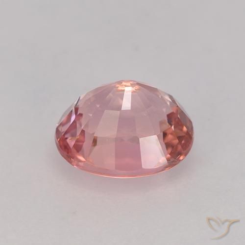 Turmalina Rosado claro natural de 1.32 ct, Ovalada, VVS-VS