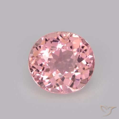 1.47ct Natural Rosado intenso turmalina, Ovalada, VS