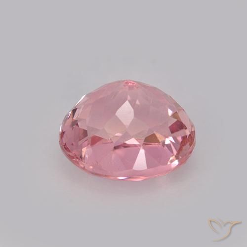 Turmalina Rosado intenso natural de 1.47 ct, Ovalada, VS