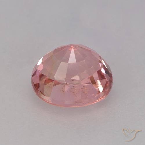 Turmalina Rosado claro natural de 1.61 ct, Ovalada, VVS-VS