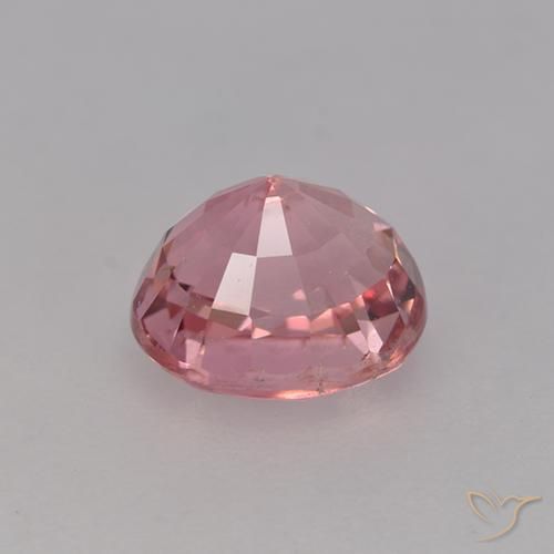 Turmalina Rosado claro natural de 1.35 ct, Ovalada, VVS-VS