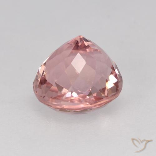 Turmalina Rosado claro natural de 1.66 ct, Ovalada, VS