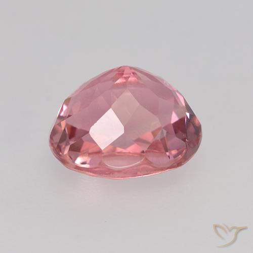 Turmalina Rosado medio natural de 1.57 ct, Ovalada, VVS-VS