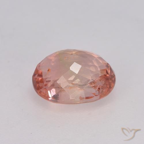 Turmalina Rosado medio natural de 1.48 ct, Ovalada, VS