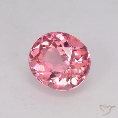 Turmalina Tono rosado cálido natural de 1.33 ct, Ovalada, VVS