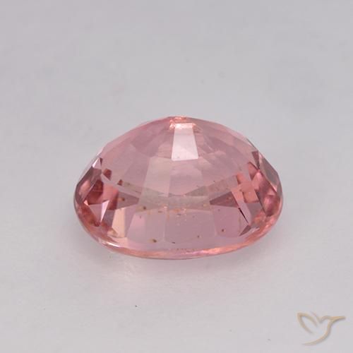 Turmalina Rosado cálido claro natural de 1.66 ct, Ovalada, VS