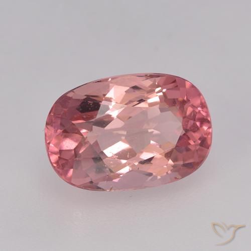 Turmalina Rosado claro natural de 1.90 ct, Ovalada, VVS-VS