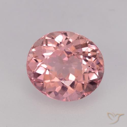 1.80ct Natural Rosado Bubblegum turmalina, Ovalada, VVS-VS