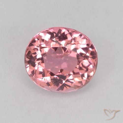 1.68ct Natural Rosado Bubblegum turmalina, Ovalada, VVS-VS