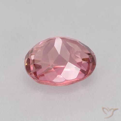 Turmalina Rosado Bubblegum natural de 1.68 ct, Ovalada, VVS-VS