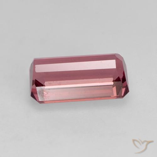 Turmalina Rosado naranja natural de 1.51 ct, Corte Octágono / Esmeralda, VS