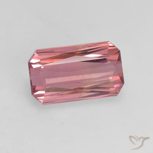 1.84ct Natural Rosado naranja intenso Turmalina, corte esmeralda, VVS-VS