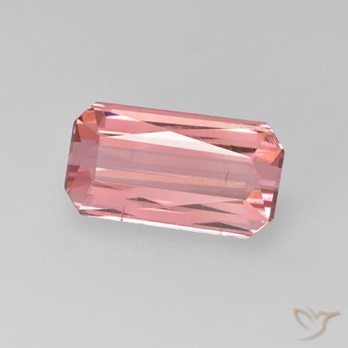 Turmalina Rosado Bubblegum natural de 1.64 ct, Corte Octágono / Esmeralda, VS
