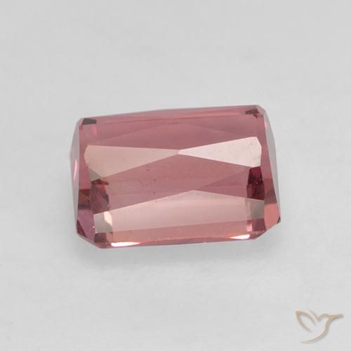 Turmalina Rosado medio natural de 1.43 ct, Corte Octágono / Esmeralda, VVS-VS