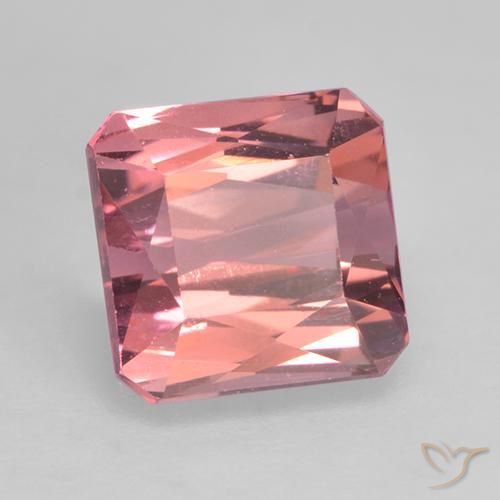 Turmalina Rosado claro natural de 1.65 ct, Corte Octágono / Esmeralda, VVS-VS