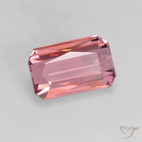 Turmalina Rosado Bubblegum natural de 1.33 ct, Corte Octágono / Esmeralda, VVS-VS