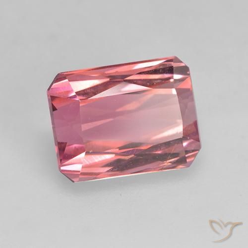 Turmalina Rosado Bubblegum natural de 1.65 ct, Corte Octágono / Esmeralda, VVS-VS