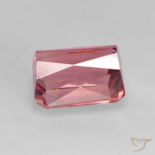 Turmalina Rosado Bubblegum natural de 1.65 ct, Corte Octágono / Esmeralda, VVS-VS