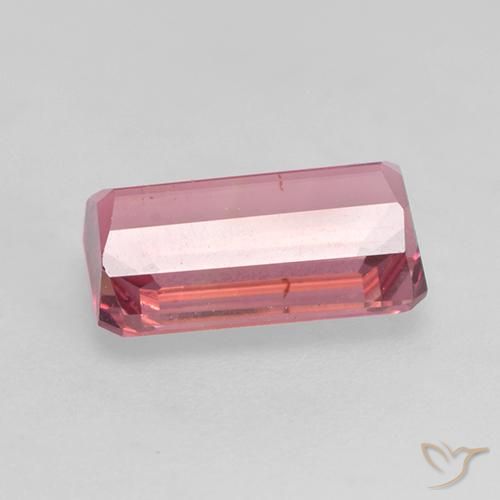 Turmalina Rosado intenso natural de 1.80 ct, Corte Octágono / Esmeralda, VVS-VS