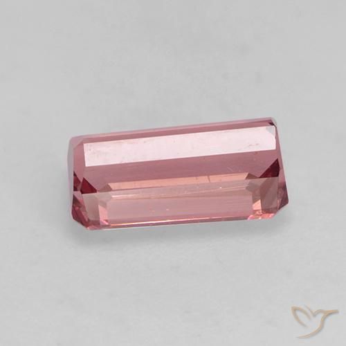 Turmalina Rosado naranja natural de 1.59 ct, Corte Octágono / Esmeralda, VVS-VS