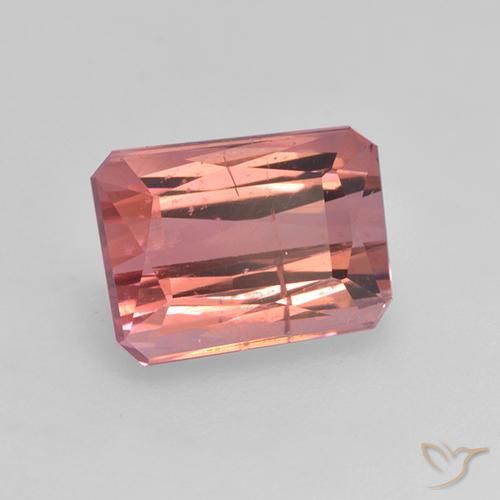 Turmalina Rosado intenso natural de 1.81 ct, Corte Octágono / Esmeralda, VS-SI