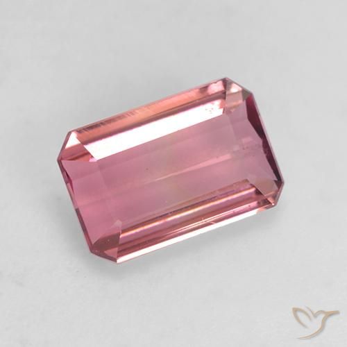 Turmalina Rosado medio natural de 1.49 ct, Corte Octágono / Esmeralda, VVS-VS