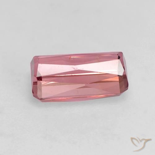 Turmalina Rosado naranja natural de 1.36 ct, Corte Octágono / Esmeralda, VS