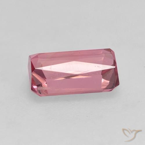 Turmalina Rosado cálido claro natural de 1.14 ct, Corte Octágono / Esmeralda, VVS-VS