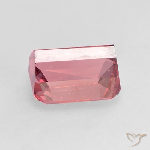 Turmalina Rosado medio natural de 1.14 ct, Corte Octágono / Esmeralda, VVS-VS