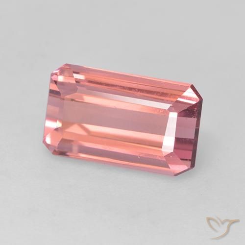 Turmalina Rosado Bubblegum natural de 1.55 ct, Corte Octágono / Esmeralda, VVS-VS